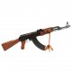 SUPORTE DE MADEIRA PARA ESPADAS e RIFLES 117 X 25 CM