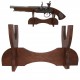 SUPORTE DE MADEIRA PARA ESPADAS e RIFLES 117 X 25 CM