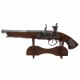 SUPORTE DE MADEIRA PARA ESPADAS e RIFLES 117 X 25 CM