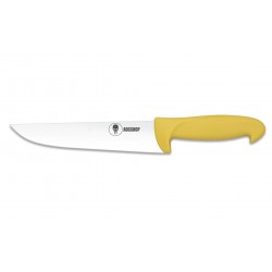 Cuchillo Jamonero – Hoja de Acero Inoxidable 3Cr13Mov – mango Polipropileno/Amarillo - Tamaño Total 43.70 cm