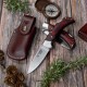 Cuchillo de supervivencia Albainox de 31.70 cm con hoja de acero 3Cr13Mov de 19.00 cm