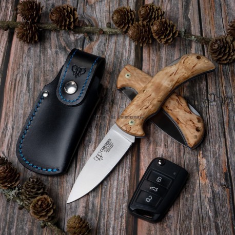 Cuchillo de supervivencia Albainox de 31.70 cm con hoja de acero 3Cr13Mov de 19.00 cm