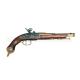 Percussion pistol, Brescia (Italia) 1825. Gold
