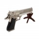 Semiautomatic pistol, caliber .357, .44, .50. Chrome