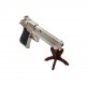 Semiautomatic pistol, caliber .357, .44, .50. Chrome