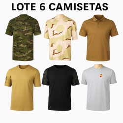 LOTES 6 CAMISETAS TALLA L