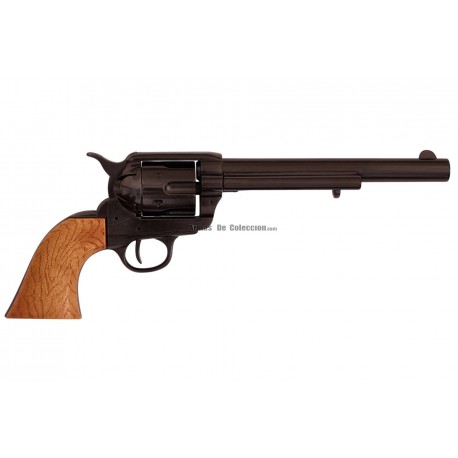 Réplica Revólver Colt Peacemaker .45 Níquel EUA 1873 Denix 1186/NQ