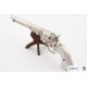 Replica Colt Peacemaker .45 Nickel Revolver USA 1873 Denix 1186/G
