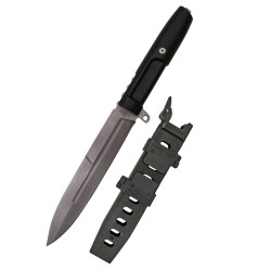 THIRD Navaja 10020C, Mango de ABS con decoración de Ciervo, Hoja de Acero INOX de 9.5 cm.