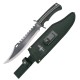 Cuchillo táctico 10698BK 43,5 cm con hoja de 29 cm