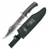 Cuchillo táctico 10698BK 43,5 cm con hoja de 29 cm