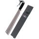 Cuchillo de supervivencia Third 086N con hoja de acero de 17 cm, mango de aluminio en negro,kit de supervivencia y funda
