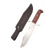 Cuchillo de caza Third 13794PW acero 440 satinado con mango pakkawood y funda de piel, hoja de 25 cm