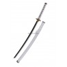 Katana Wado Ichimonji Zoro One Piece Cosplay Hoja Bambú Negra 104 cm Réplica No Oficial Blanca Saya y Mango Encordado