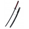 Katana Tensa Zangetsu Ichigo Kurosaki Bleach Cosplay Hoja Bambú Negra 102 cm Réplica No Oficial Saya Negra