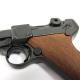 Réplica Denix Pistola Parabellum Luger P08 Alemanha 1898 com Punhos de Madeira - Ref. M-1143