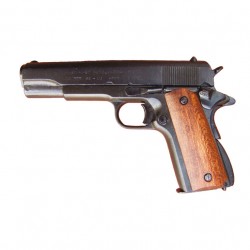 Colt .45 automatic Government wooden grips