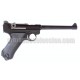 Luger P08 Pistola 6MM Full Metal & real Blow Back Gas Carregador extra