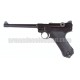 Luger P08 Pistol 6MM Full Metal & real Blow Back Gas Charger Extra