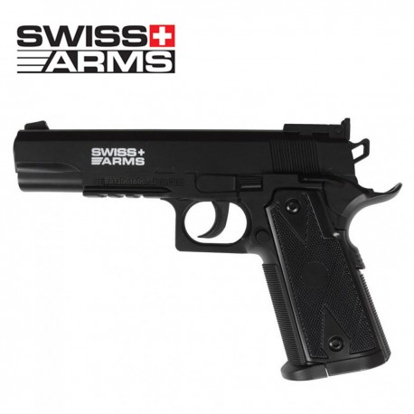 SWISS ARMS Match 4.5 mm funcionamento CO2