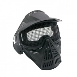 Máscaras con Rejilla de Proteccion (Negra)