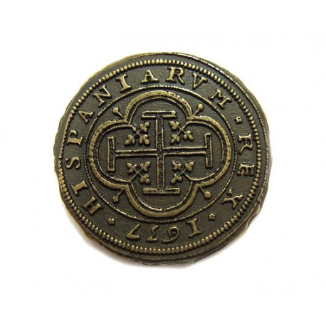 Moeda de 100 Escudos de Ouro (Centen)Felipe IV 1637