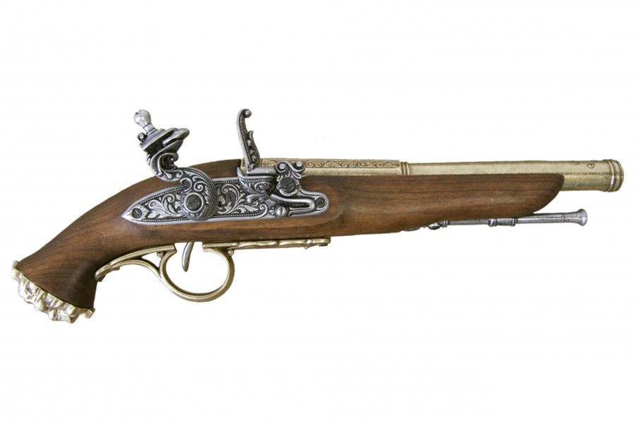 Pistola Giocattolo Pirata Flintlock - Modello A Pietra Focaia, Nuova