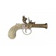 Flintlock pistol, England 1798 gold