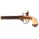 Three-cannon pistol, manufactured by Lorenzoni, Italy 1680. gold