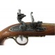 Flintlock pistol, 18th. Century. gold