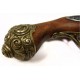 Pistola Flintlock, século XVIII. ouro