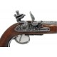 Pistola de duelo francês de 1810. prata