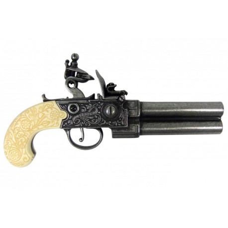 Pistola de chispa, Reino Unido siglo XVIII
