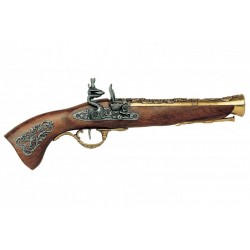 Pistola blunderbuss século XVIII austríaco. ouro
