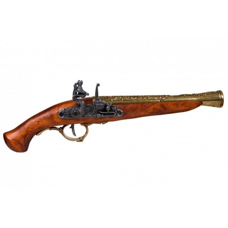 pistola alemã do século XVIII. ouro