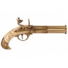 Pistola de 2 cañones giratorios, Francia S. XVIII