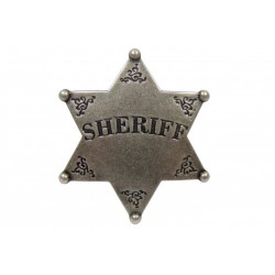 Placa de Sheriff de 6 puntas