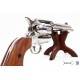 Replica Colt Peacemaker .45 Nickel Revolver USA 1873 Denix 1186/G