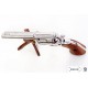 Replica Colt Peacemaker .45 Nickel Revolver USA 1873 Denix 1186/G