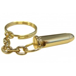 Revolver bullet key ring