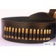 Leather cartridge belt for Mare's Leg rifle including 15 bullets