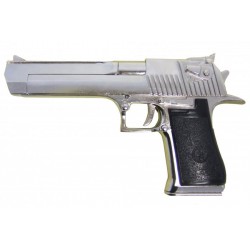 Semiautomatic pistol, caliber .357, .44, .50. Chrome