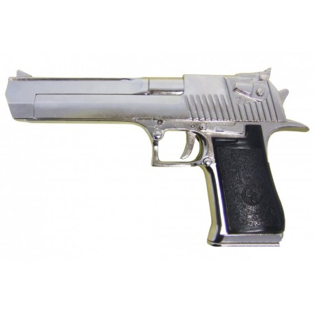 pistola semi-automática, calibre .357, .44 e .50. Cromo