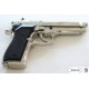 Beretta pistol 92 F.9 mm, parabellum chrome