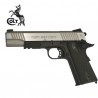 Colt 1911 Rail Gun Pistola 6mm Full Metal Blowback CO2 Plata/Negro