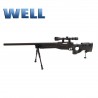 Sniper Well optica y bipode culata plegable