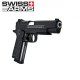 SWISS ARMS 1911 MATCH , 4.5mm GUN CO2 METAL SLIDE