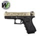 WE Ivory Engraved (Tipo Glock 23) Pistola Gas 6 MM