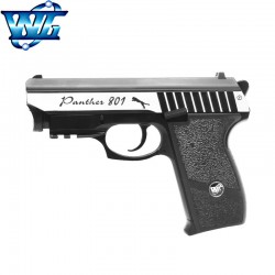 WG SPORT 801 con Láser -Cromada - Full Metal - Blow Back - Pistola 4.5 mm - CO2
