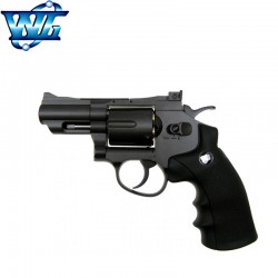 WG Sport 708 Colt Python 2.5 "Revolver - Full Metal - 4.5 mm - CO2